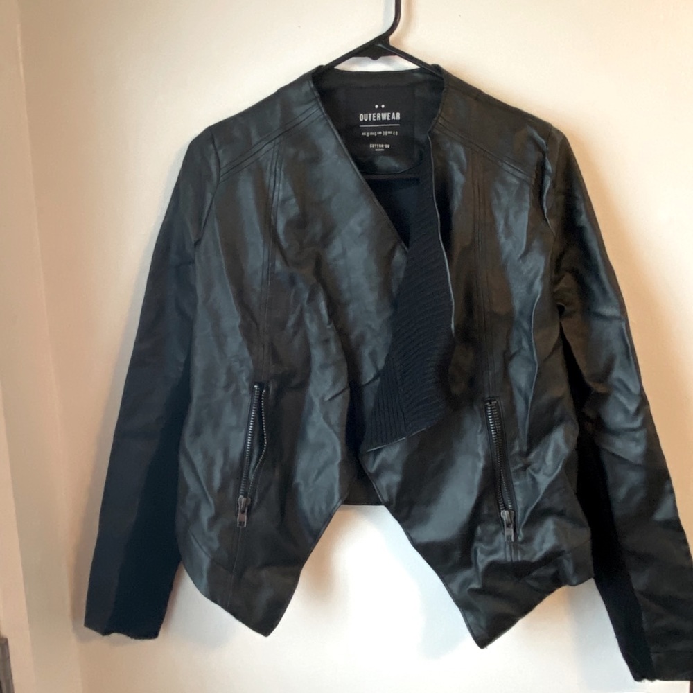 Black leather Jacket